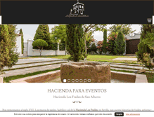 Tablet Screenshot of haciendalosfrailes.com